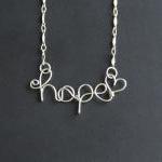 Hope Necklace Wire Word
